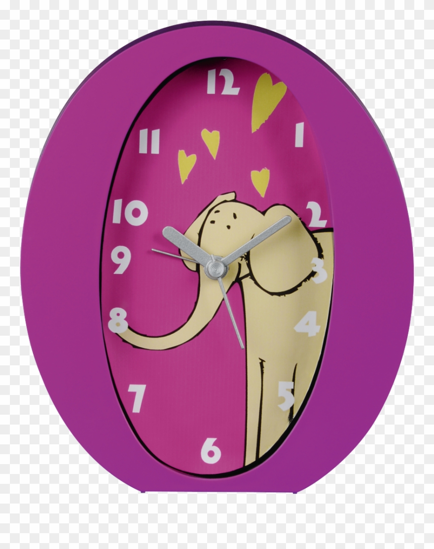 "elephant" Children's Alarm Clock, Silent Clipart