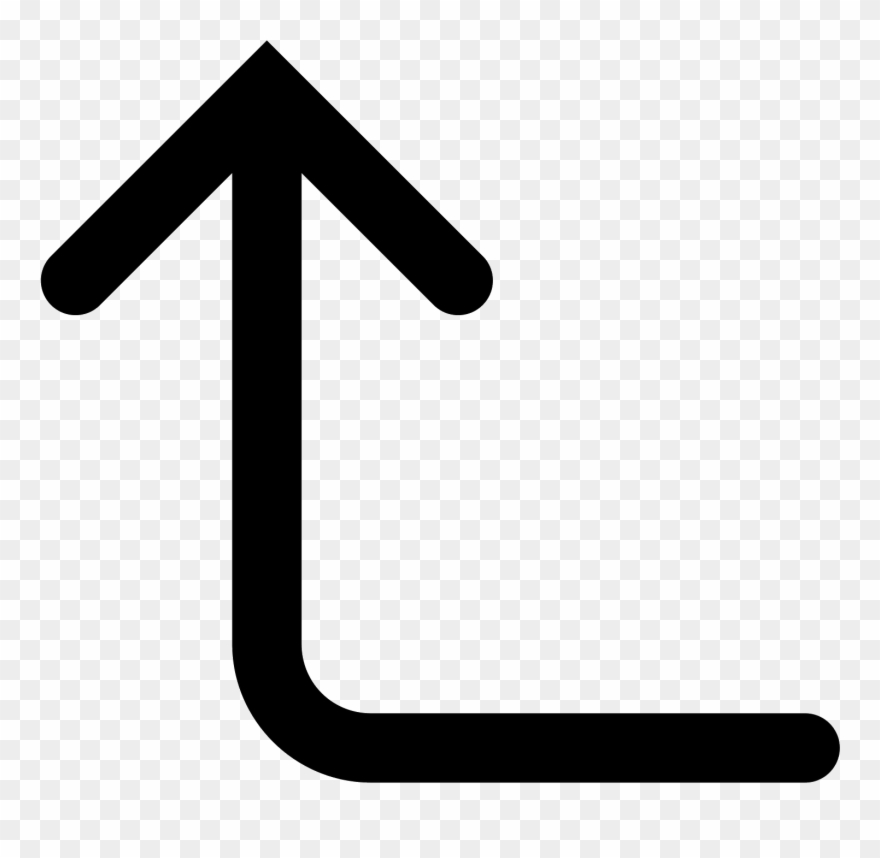 Arrow Up Filled Icon Clipart