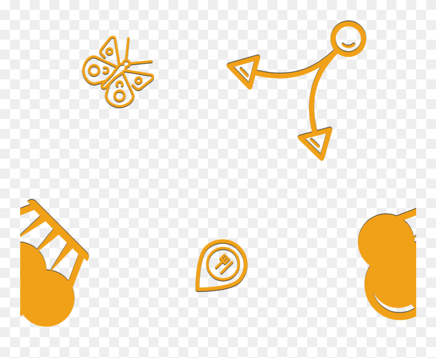 Yellow, Text, Font, Orange, Line, Clip, Art - Png Download