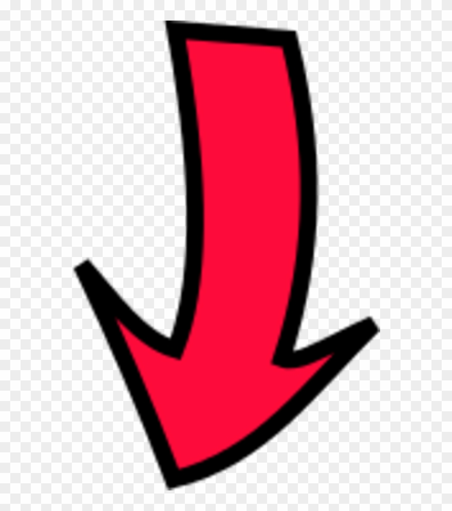 Clipart Of Arrow, Down And North - Png Download