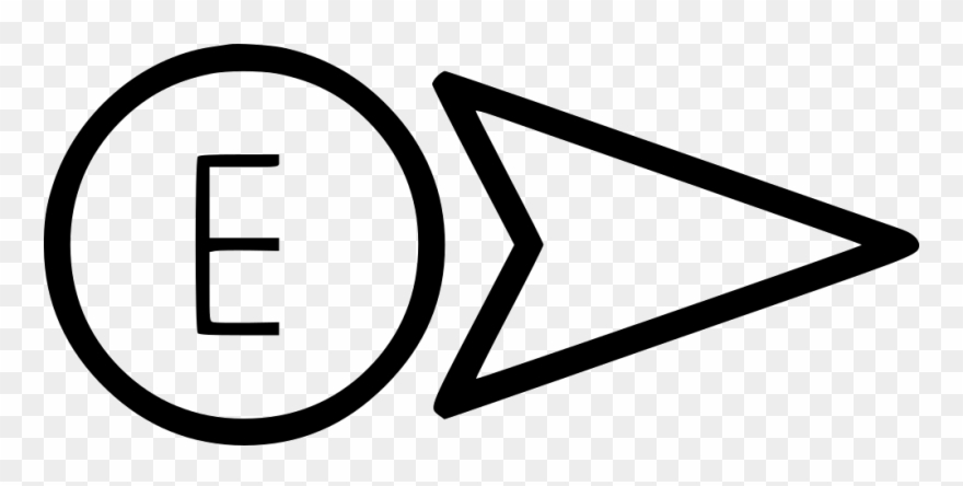 Arrow East Direction Comments Clipart