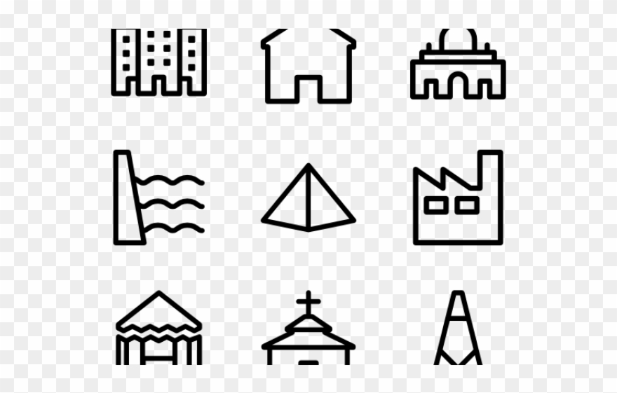 Bulding Clipart Building Outline - Png Download