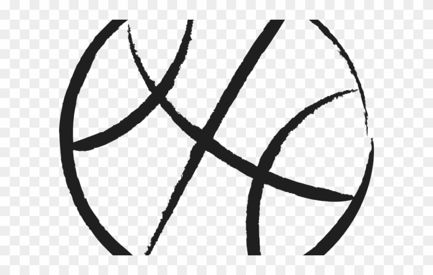 Basketball Clipart Clipart Outline - Png Download