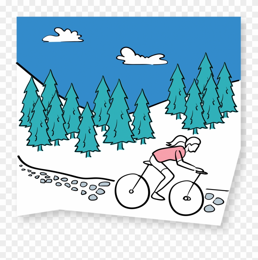 Rostrevor Mountain Biking In Antrim, Northern Ireland Clipart