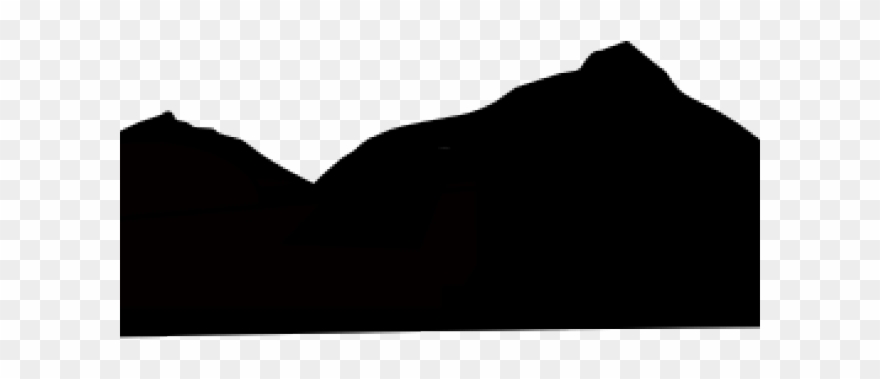 Mountain Clipart Silhouette - Png Download