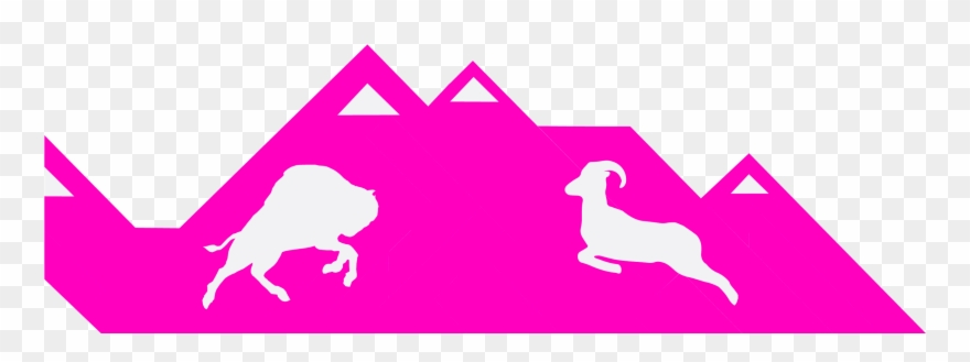 Ride To The Rocky Mountain Showdown Clipart