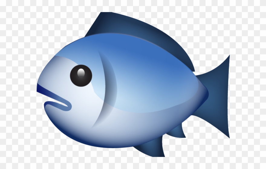 Emoji Clipart Fish - Png Download