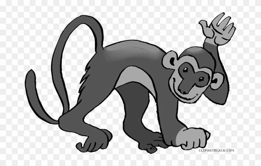 Spider Monkey Clipart Cheeky Monkey - Png Download