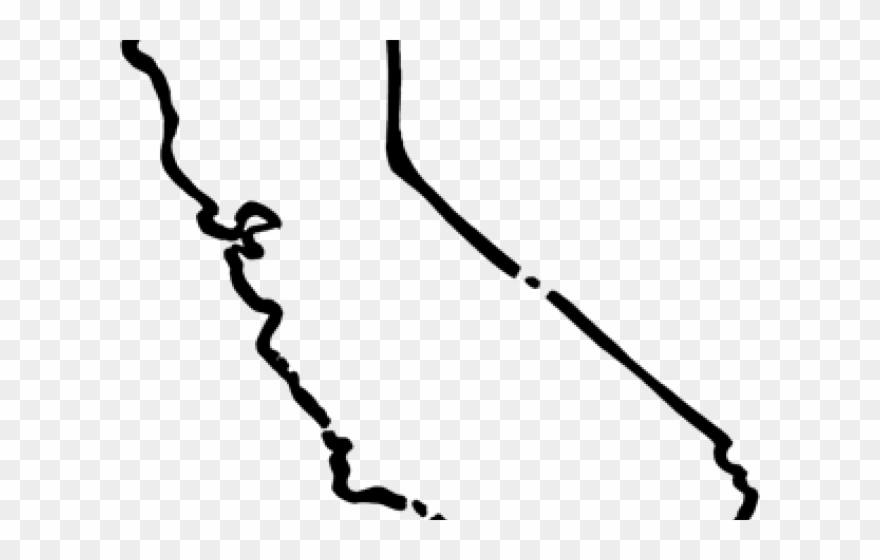 California Clipart Outline - Png Download