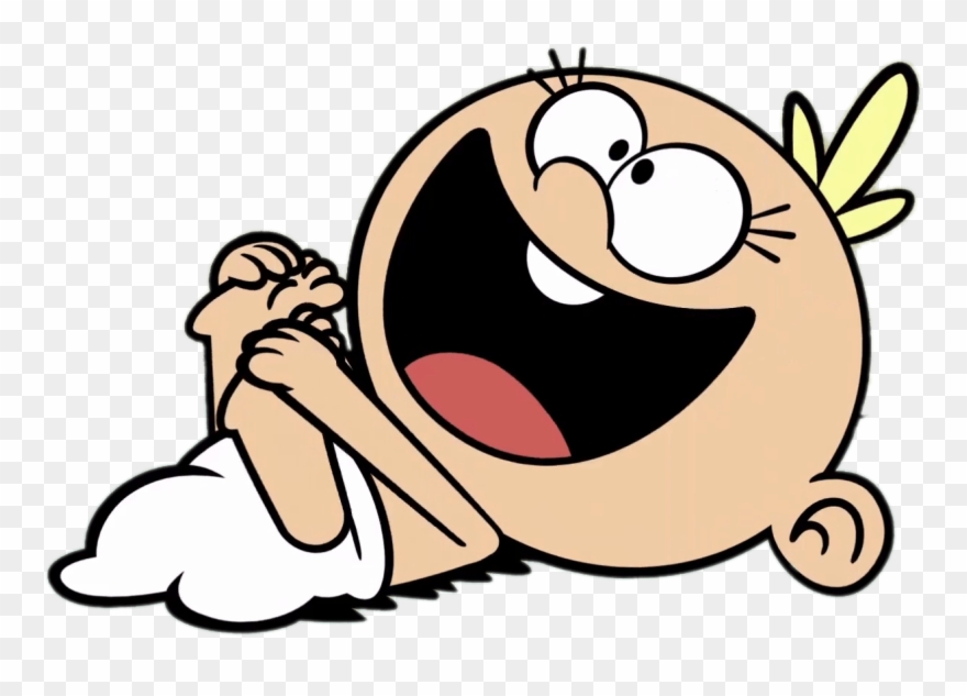 Baby Lily Loud Holding Her Feet Clipart