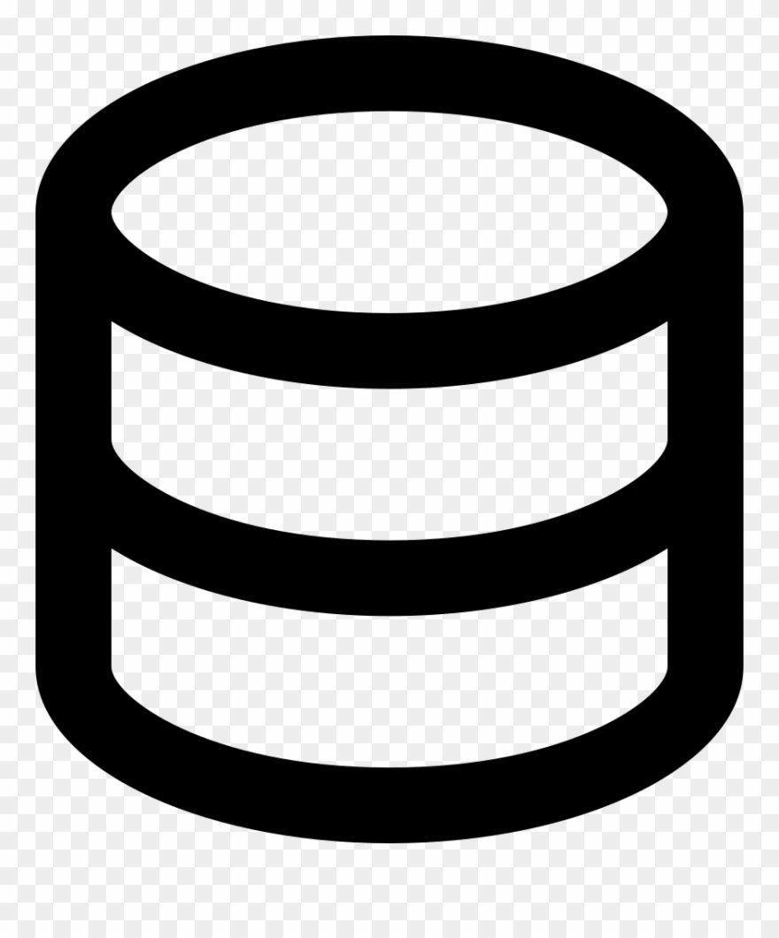 Database Or Cake Outline Comments Clipart