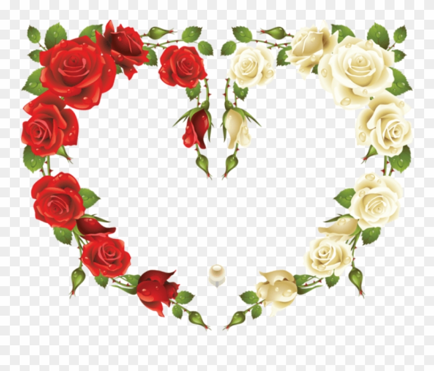 Free Png Large Transparent Heart Frame With Red And Clipart