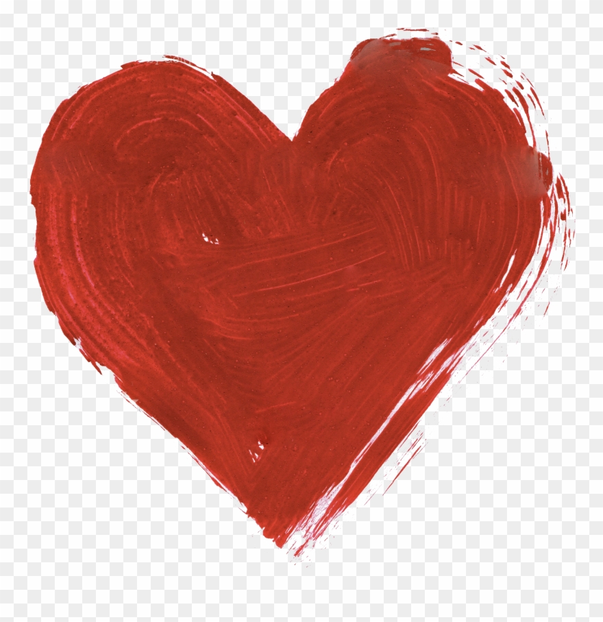 Red Watercolor Heart Png Image Clipart