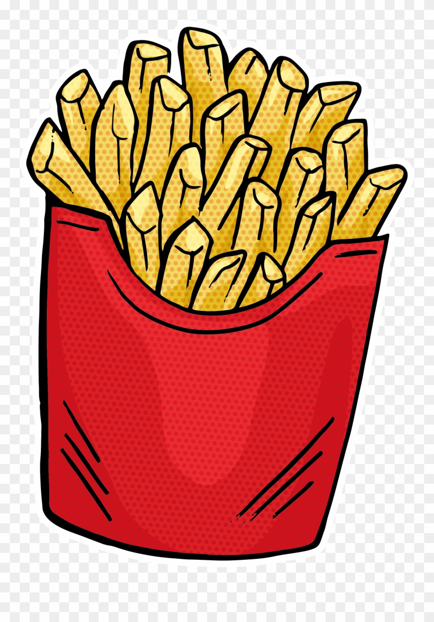 French Fries Fast Food Hamburger Junk Food Clipart