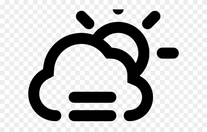 Fog Clipart Windy Symbol - Png Download