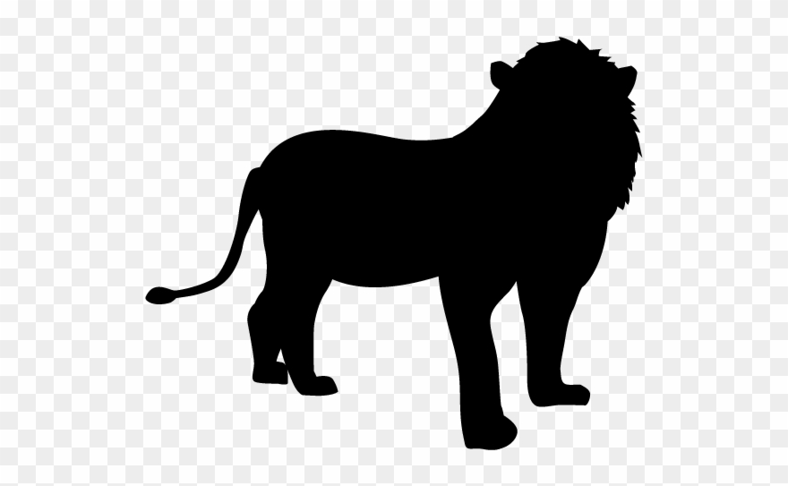 Lion - Silhouette - Animals Illustration Clipart