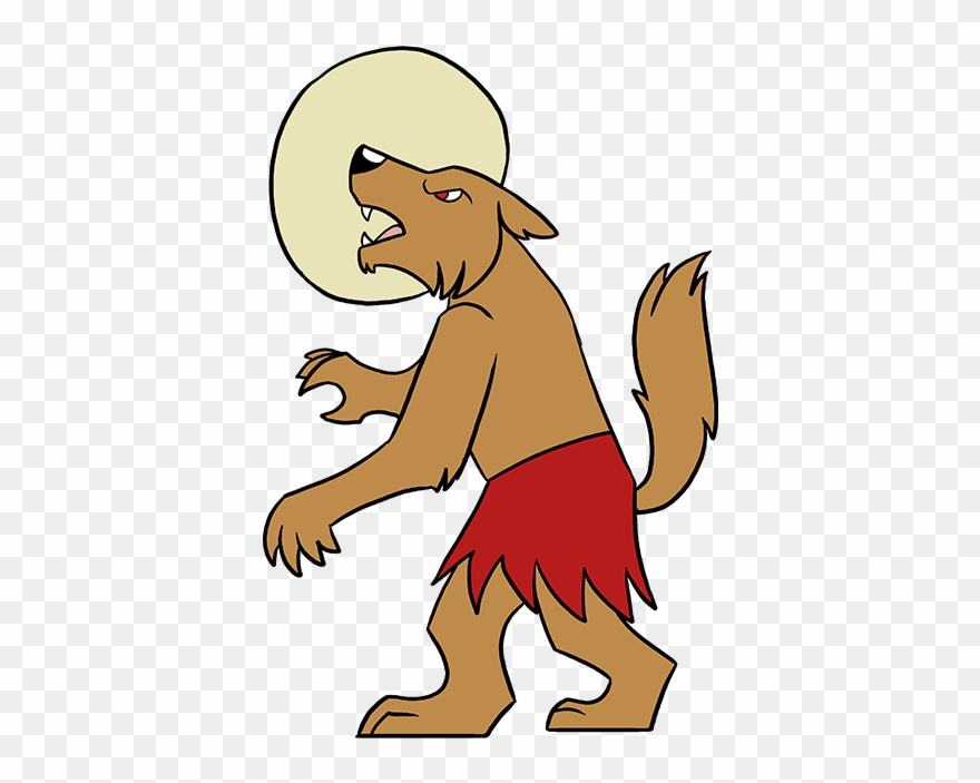 How To Draw Werewolf Clipart