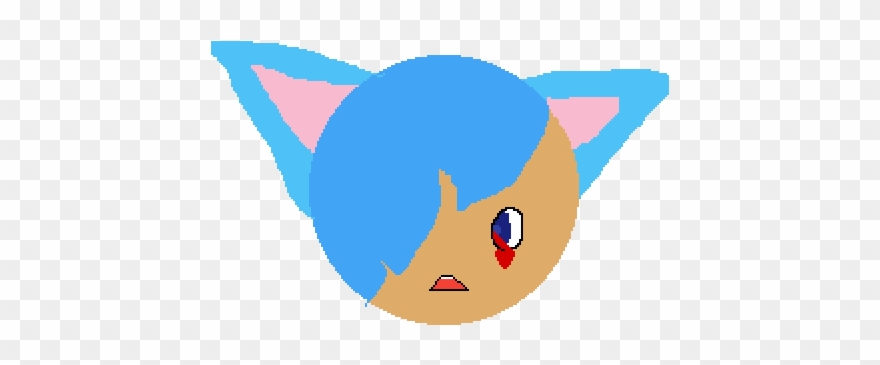 Blue Hunted Werewolf Girl Clipart