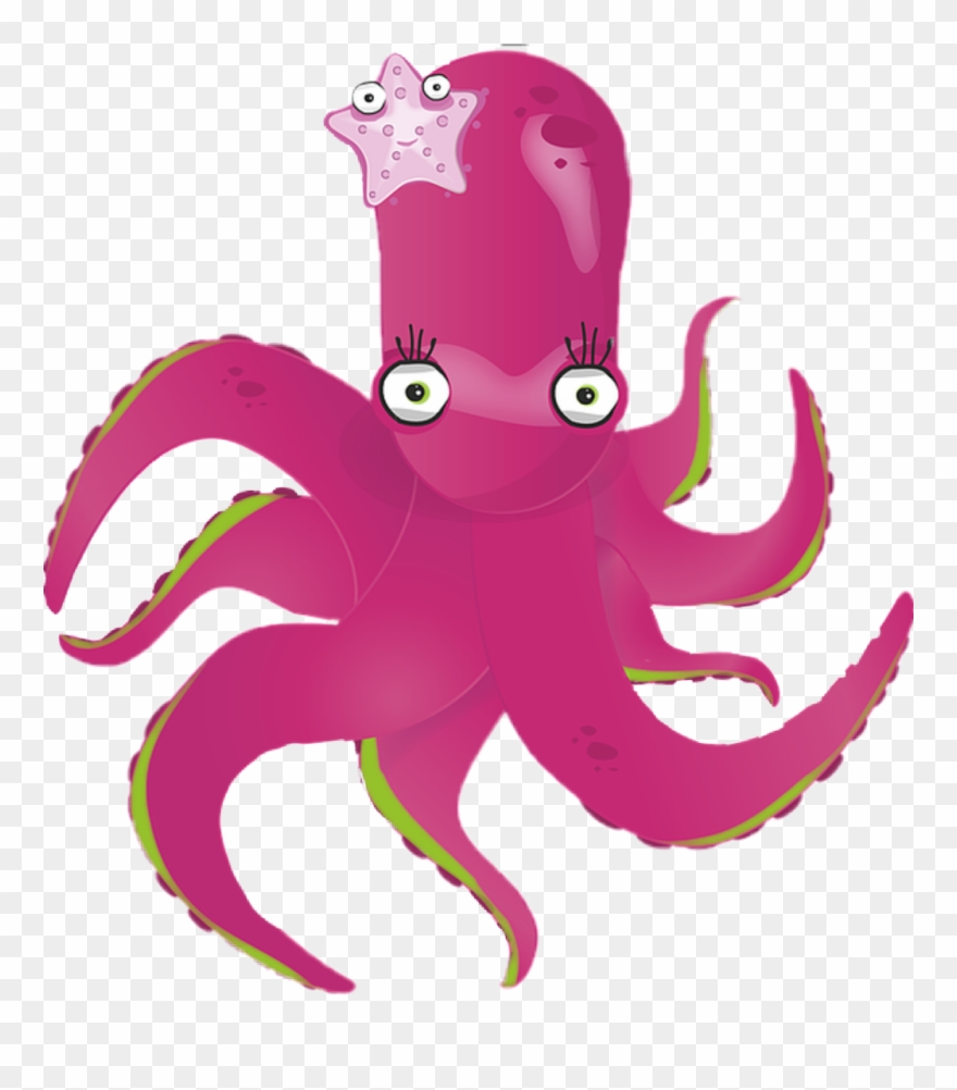 Octopus Sticker Clipart
