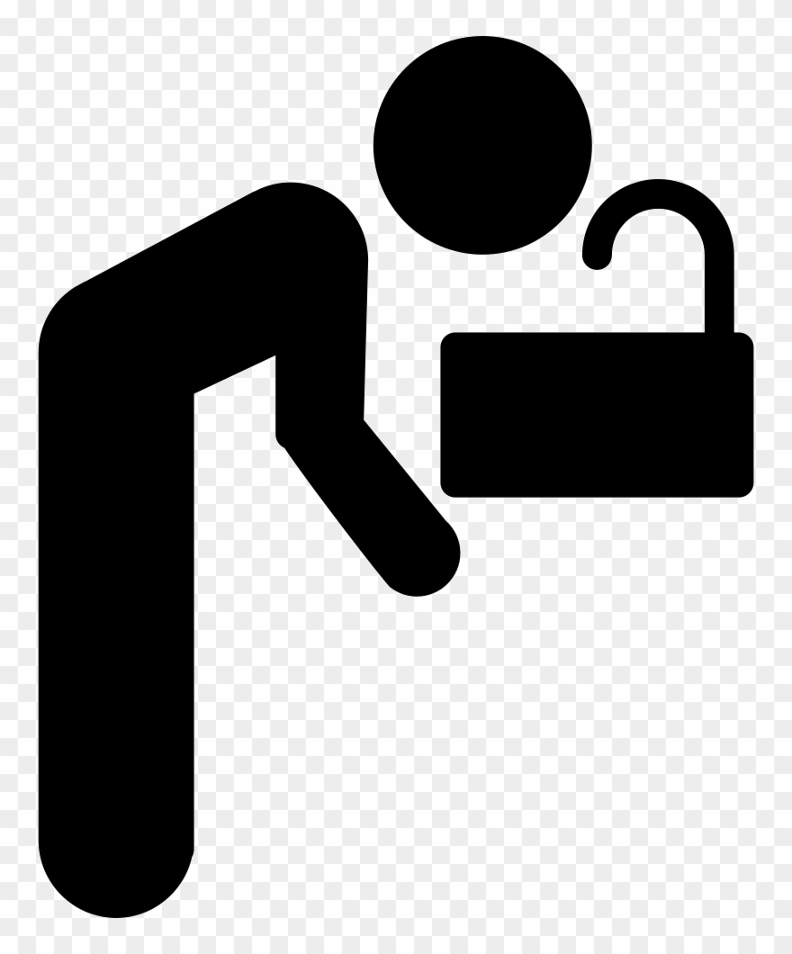 Male Drinking Water From Faucet Comments Clipart