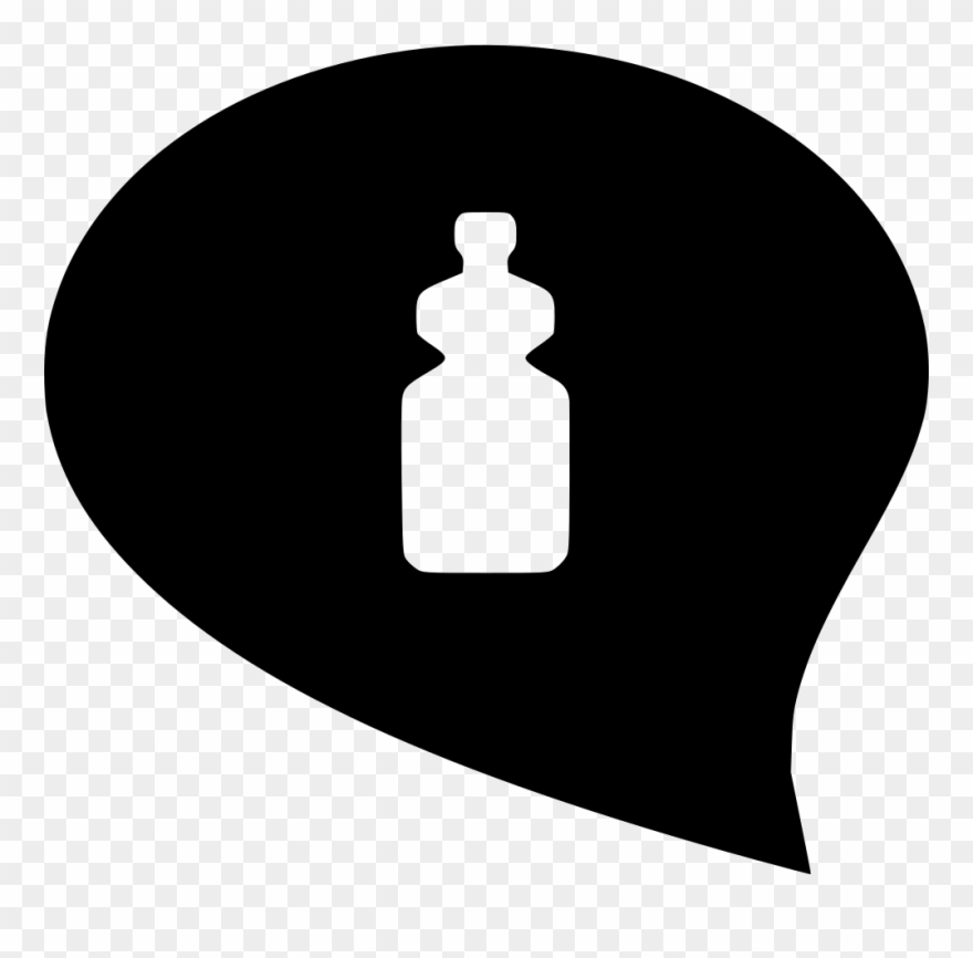 Water Bottle Drink Product Message Comments Clipart