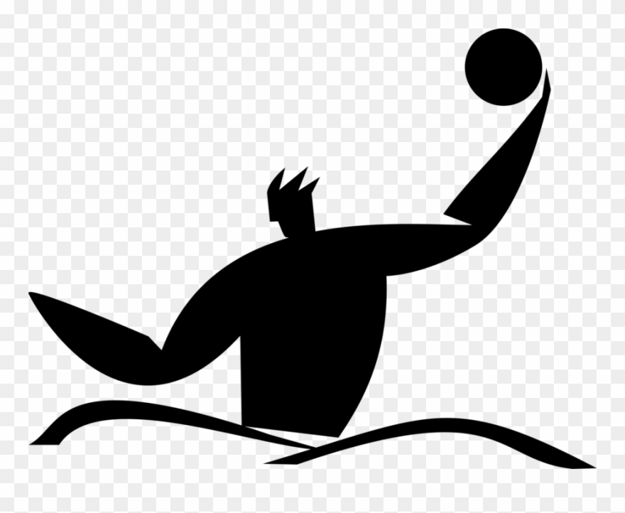 Vector Illustration Of Water Polo Team Water Sport Clipart