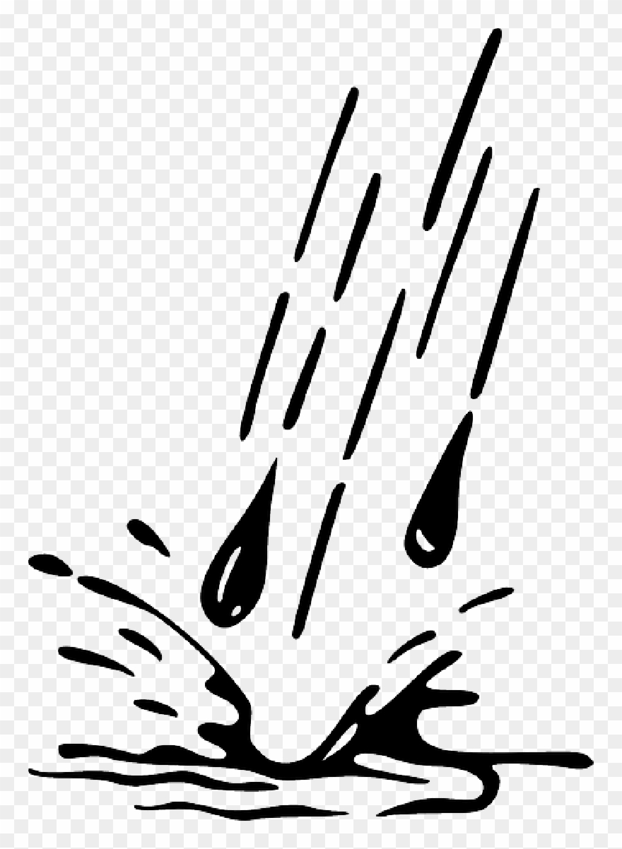 Water Droplet Clipart Water Drop Droplet Clipart Kid - Png Download