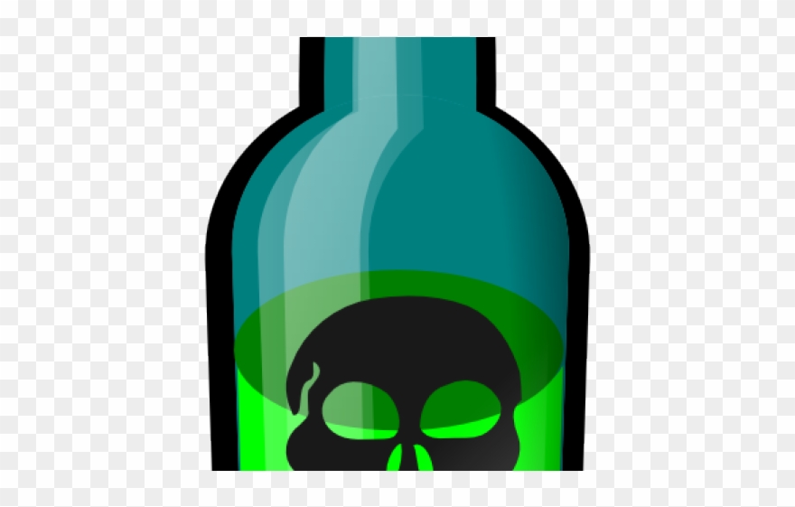 Water Bottle Clipart Poison Drink - Png Download