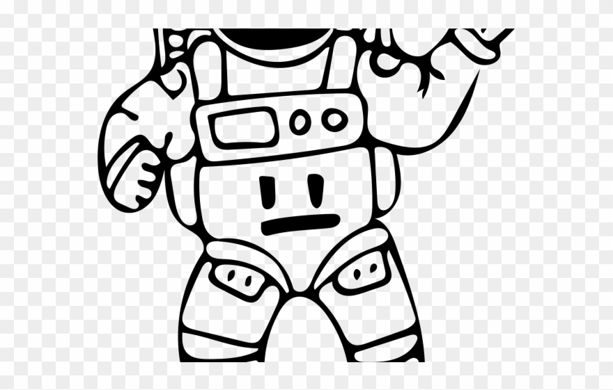 8 Astronaut Clipart Easy Free Clip Art Stock Illustrations - Png Download