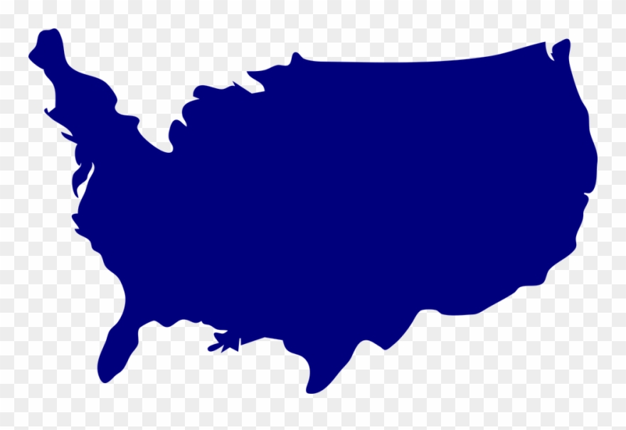 Mapa Us Clipart Of Associates, Coverage And Nationwide - Png Download