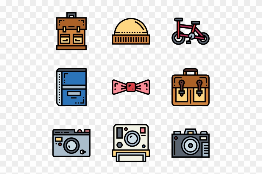 Vintage Icons Free Hipster Clipart
