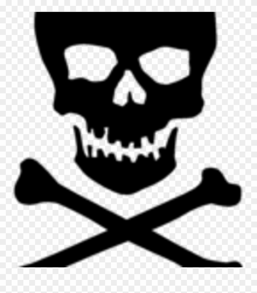 Skull And Crossbones Clip Art - Png Download