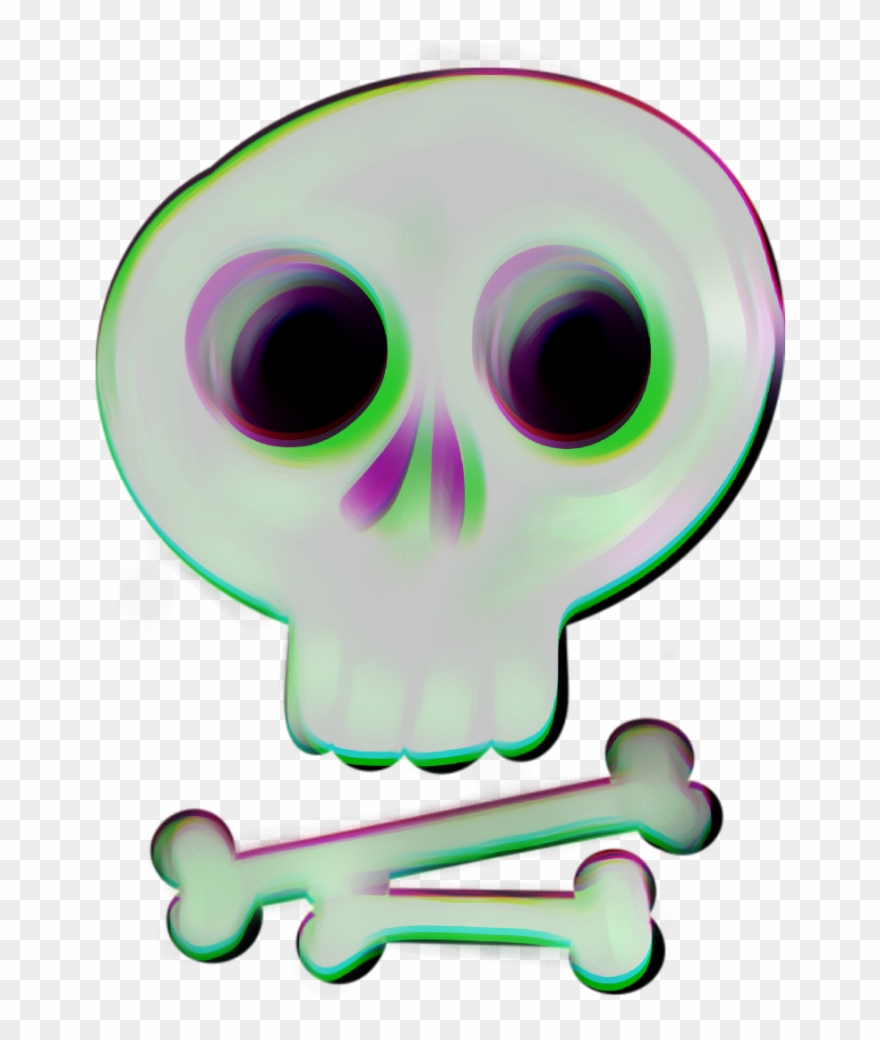 Skull Crossbones Halloween Diadelosmuertos Skeleton Clipart