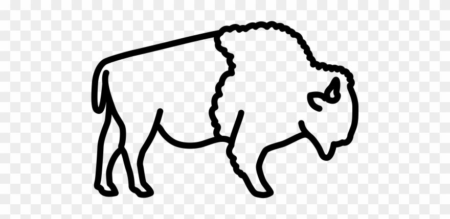 Buffalo Rubber Stamp Clipart