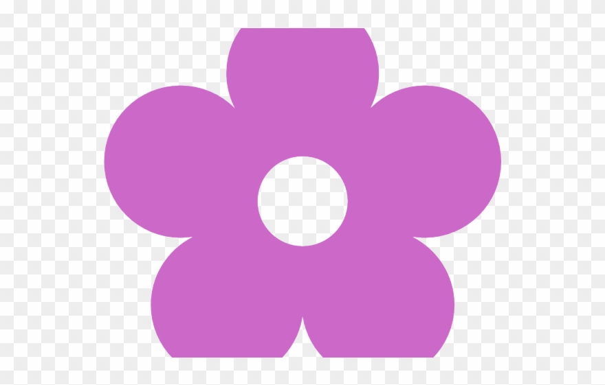 Purple Flower Clipart 60 Flower - Png Download
