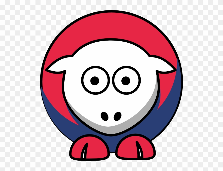 Sheep Belmont Bruins Team Colors Clipart