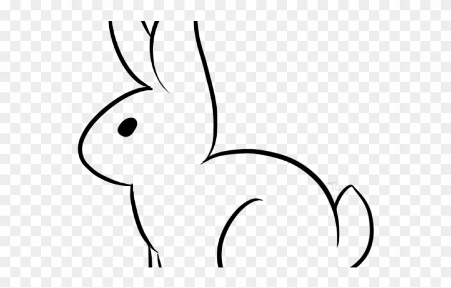 Drawn Rabbit Base Clipart