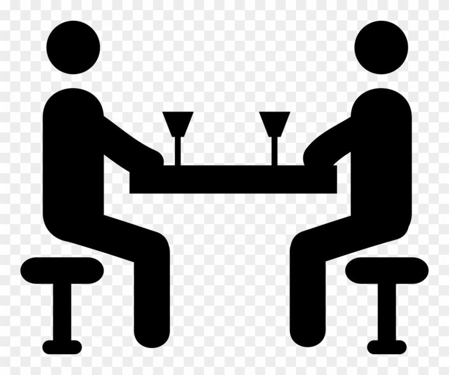 Two Friends Drinking Comments Clipart