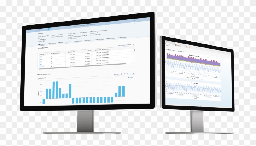 Sap S/4hana And Sap Energy Portfolio Management Software Clipart