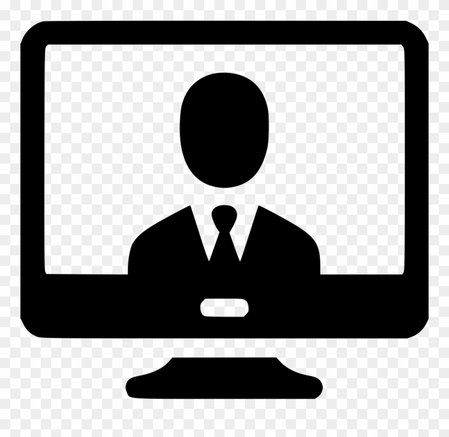 User Man Pc Computer Screen Monitor Comments Clipart