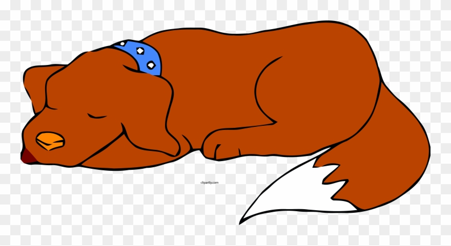 Dog Sleeping Brown Color Clipart Png Transparent Png
