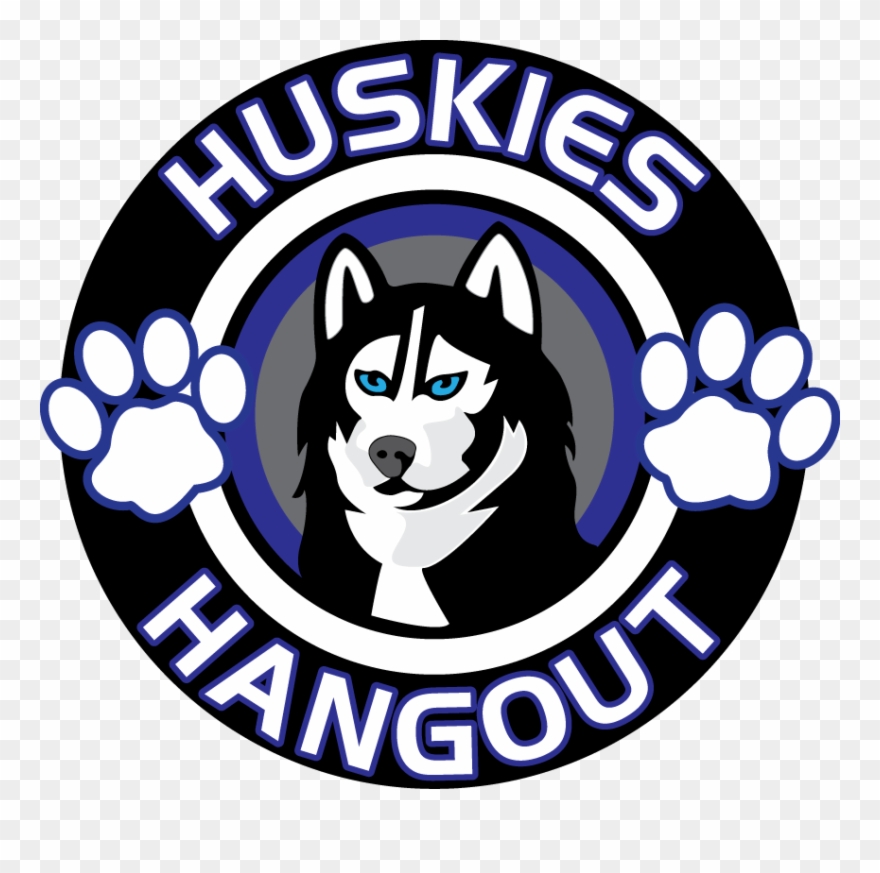 Huskies Hangout Clipart