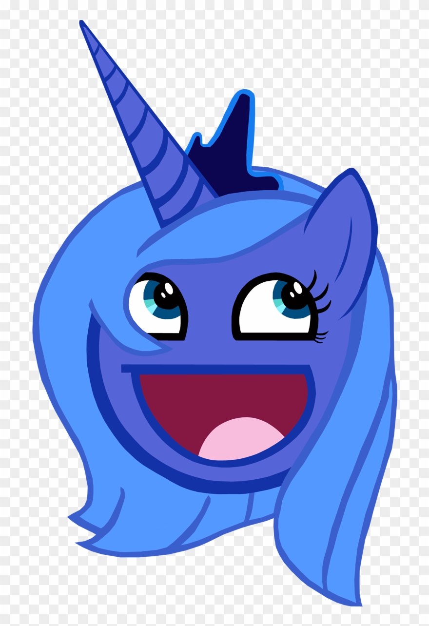 Fanmade Princess Luna Awesome Face By Wakabalasha Clipart
