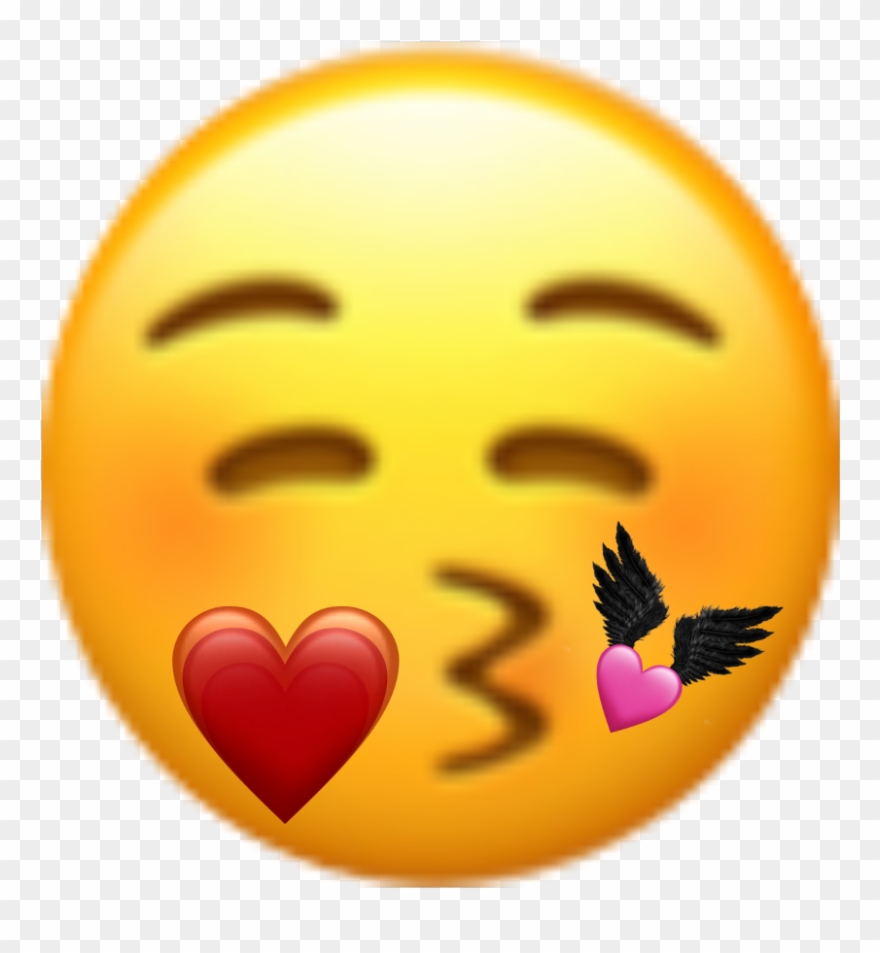 Love Heart Kiss Smoch Wing Blush Emoji Pixle22 Clipart