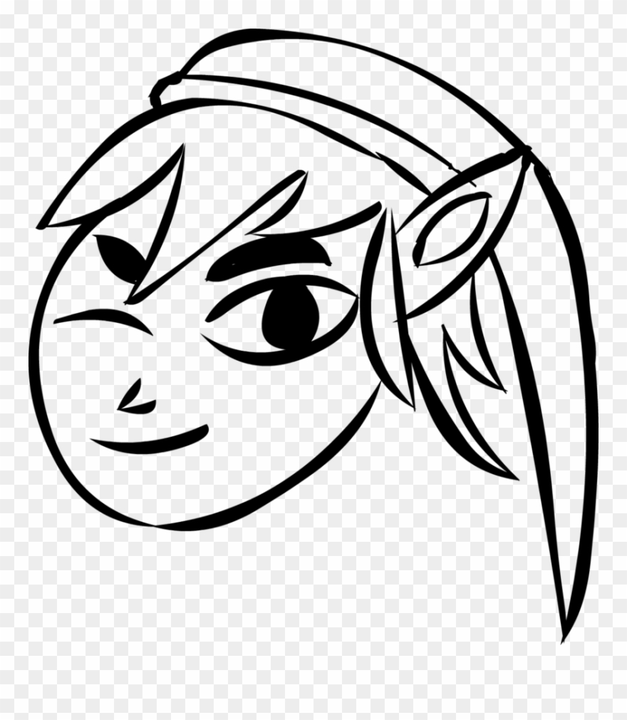 Link Winky Face By Bronythepony Clipart