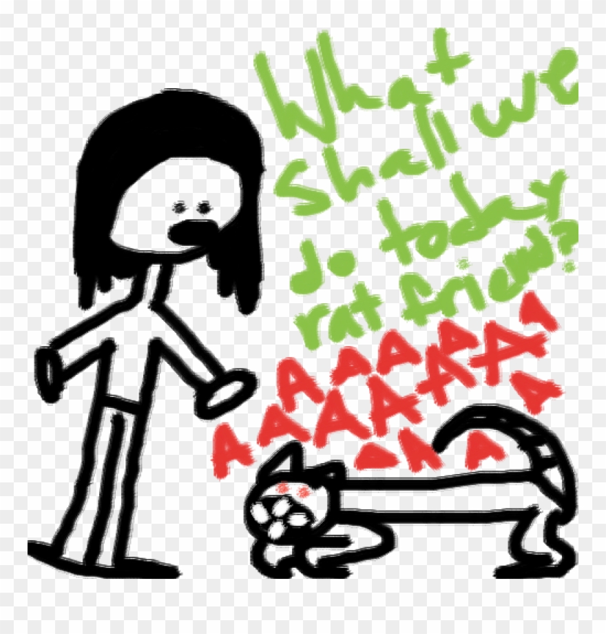 "what Shall We Do Today, Rat Friend" Clipart