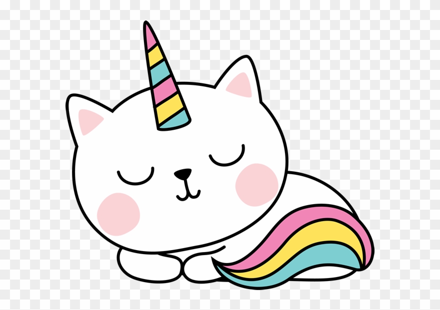 Sleeping Kittycorn Clipart