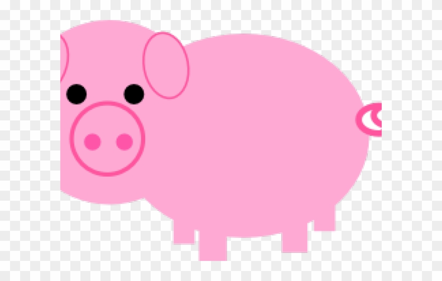 Pig Clipart Outline - Png Download