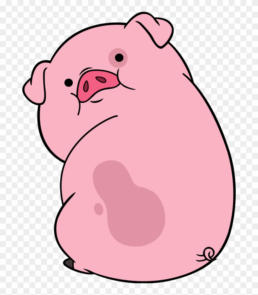 Cartoon Pig Drawing Clipart