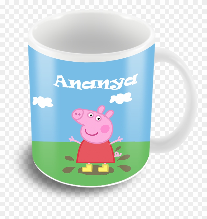 Funcart Peppa Pig Ceramic Coffee Mug Clipart